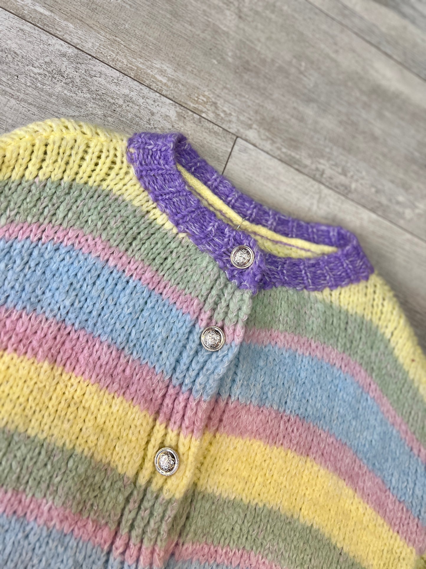 Multi Coloured Chunky Knit Jumper