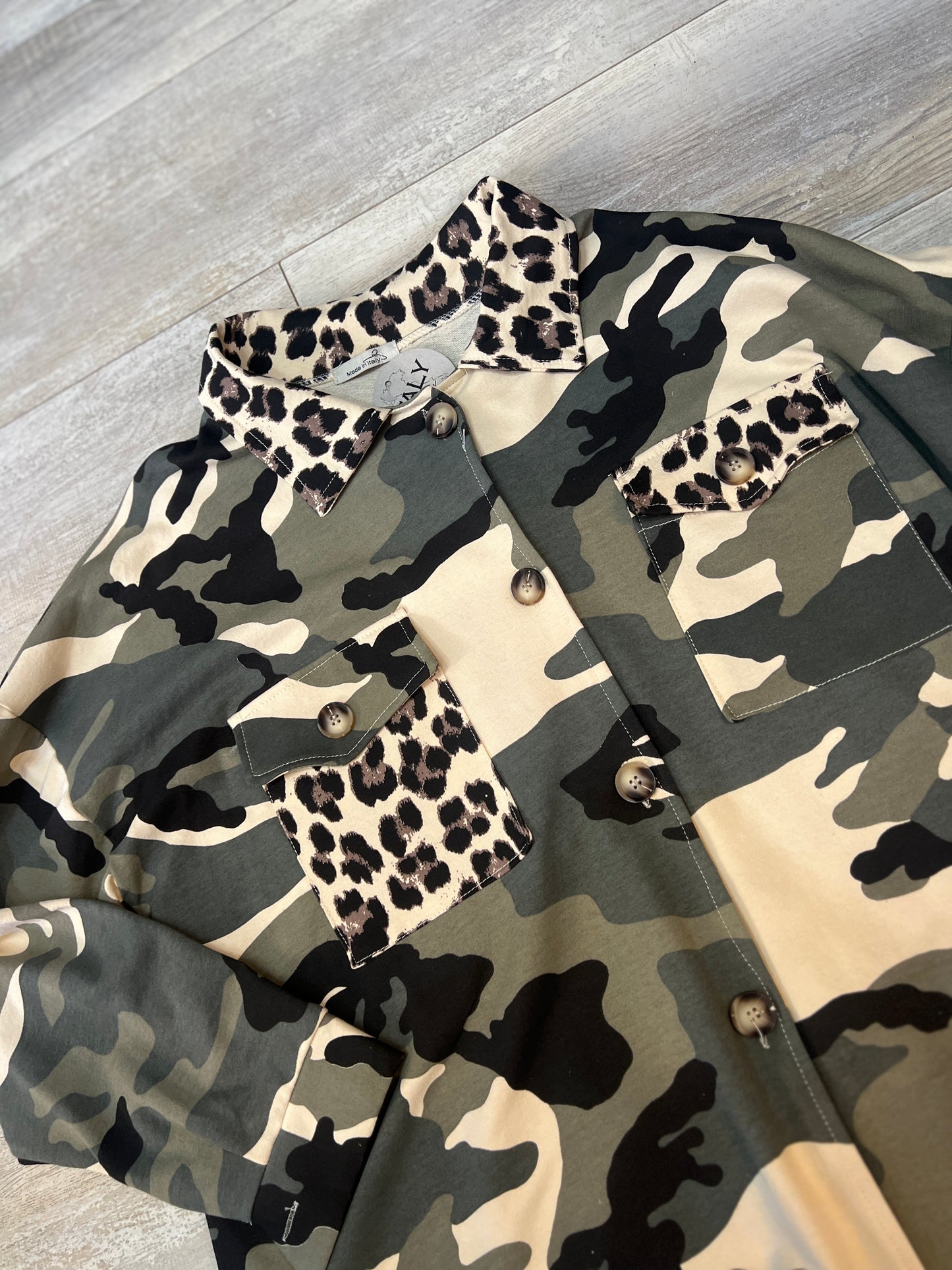 Womens Camo Shacket